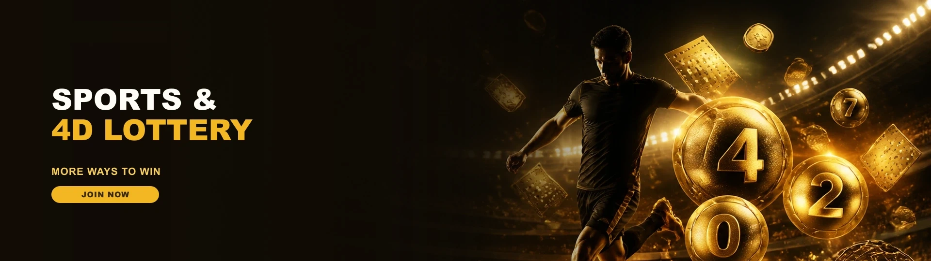 JOMPLAY sports betting and 4D lottery